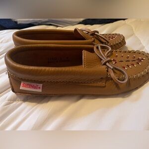 SOLD Softmoc Beaded Mocassins NWOT